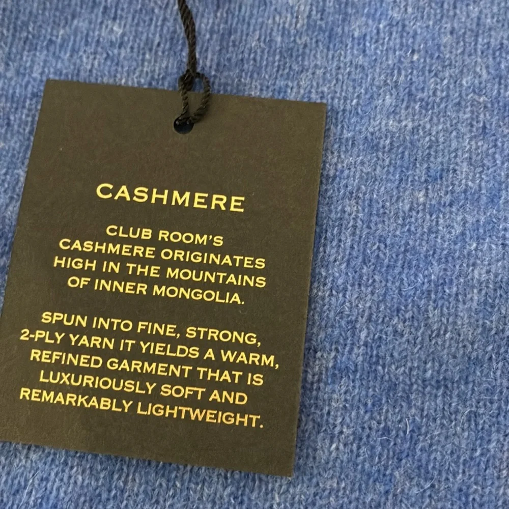 Men's Blue Sweater - Picture 4 of 4